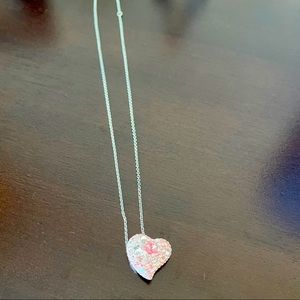 Swarovski crystal heart pendant